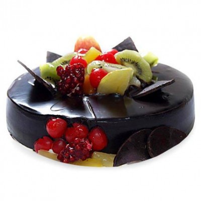 Chocolate Fruit Gateau